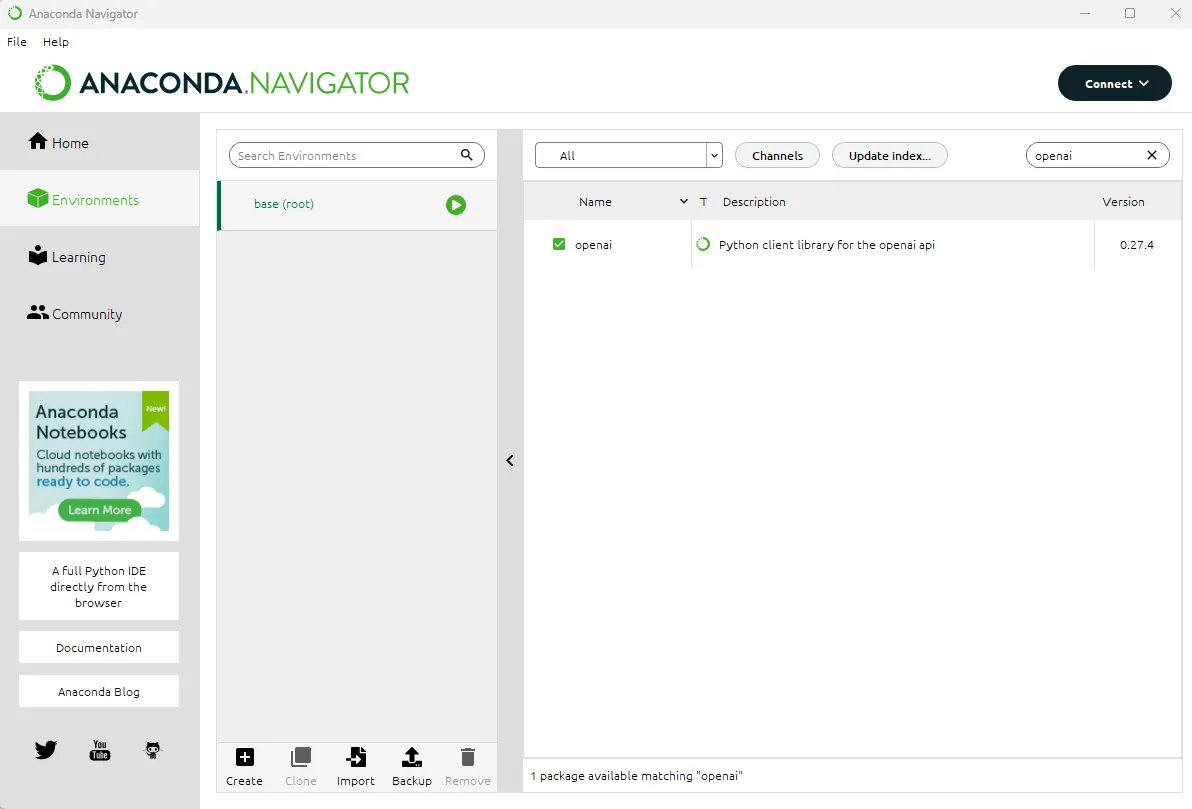 Anaconda Navigator