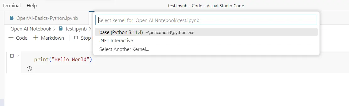 Select Python